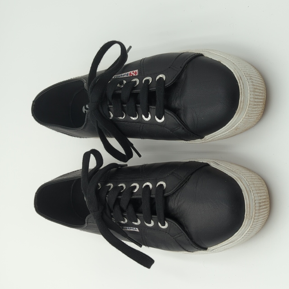 Black Platform Superga Sneakers